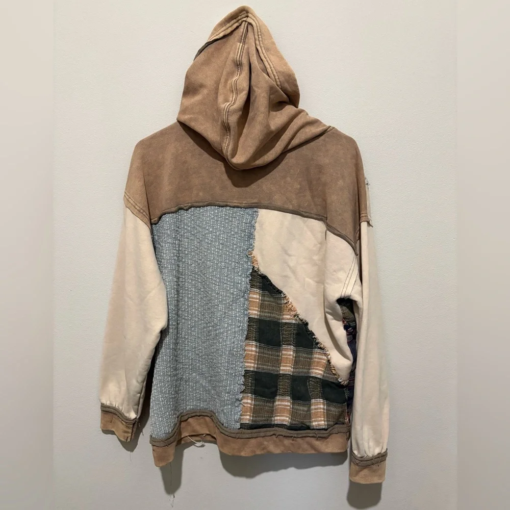 BKE patchwork hoodie - Picture 3 of 4